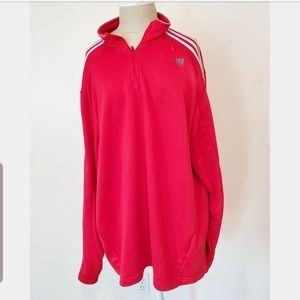red white adidas jacket